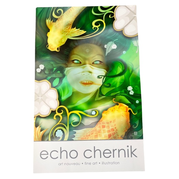 Mermaid, Siren, Evil Water Nymph, Art Print By Echo Chernik - Picture 2 of 4